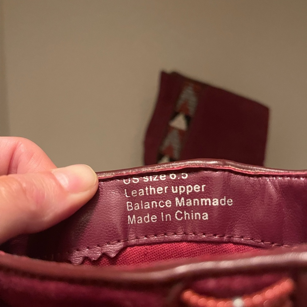 Maroon Booties - image 2